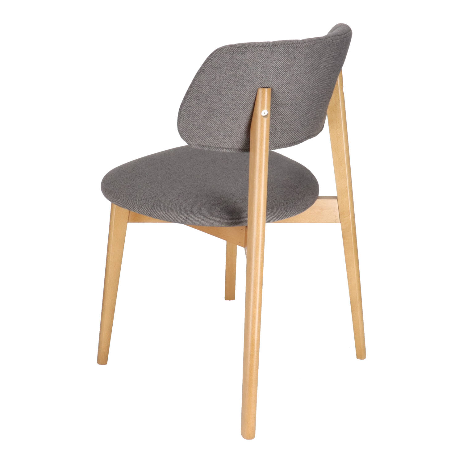 T MARY UP Grey classic Upholstered indoor chair